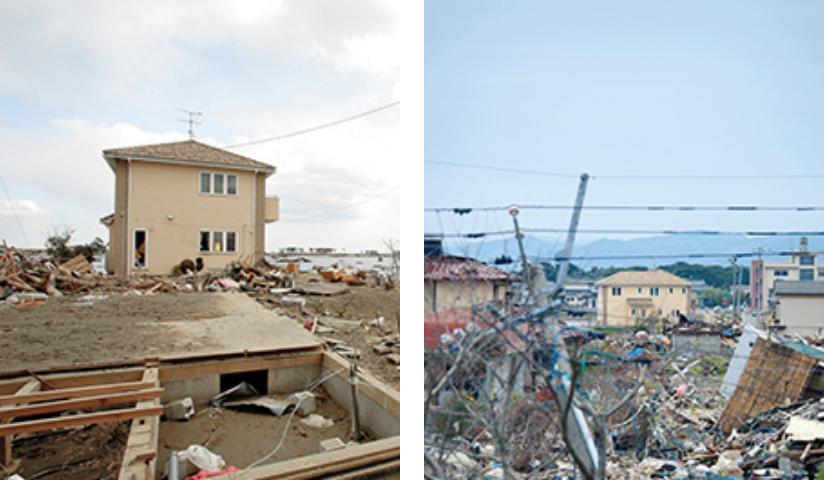 東日本大震災の大津波に耐えたセルコホームの住まい 写真
